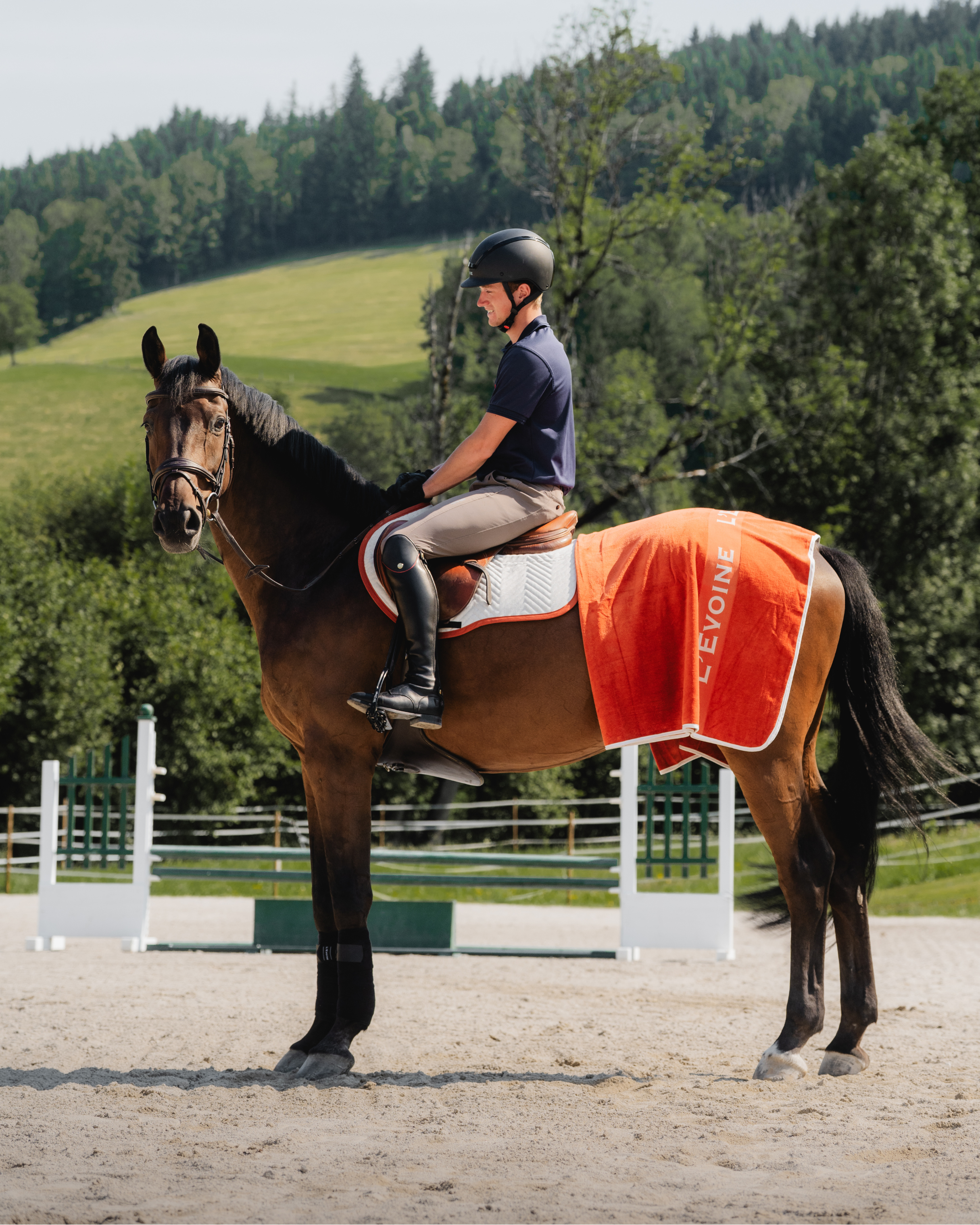 Saddle Pad Dressage Alpaca Fleece