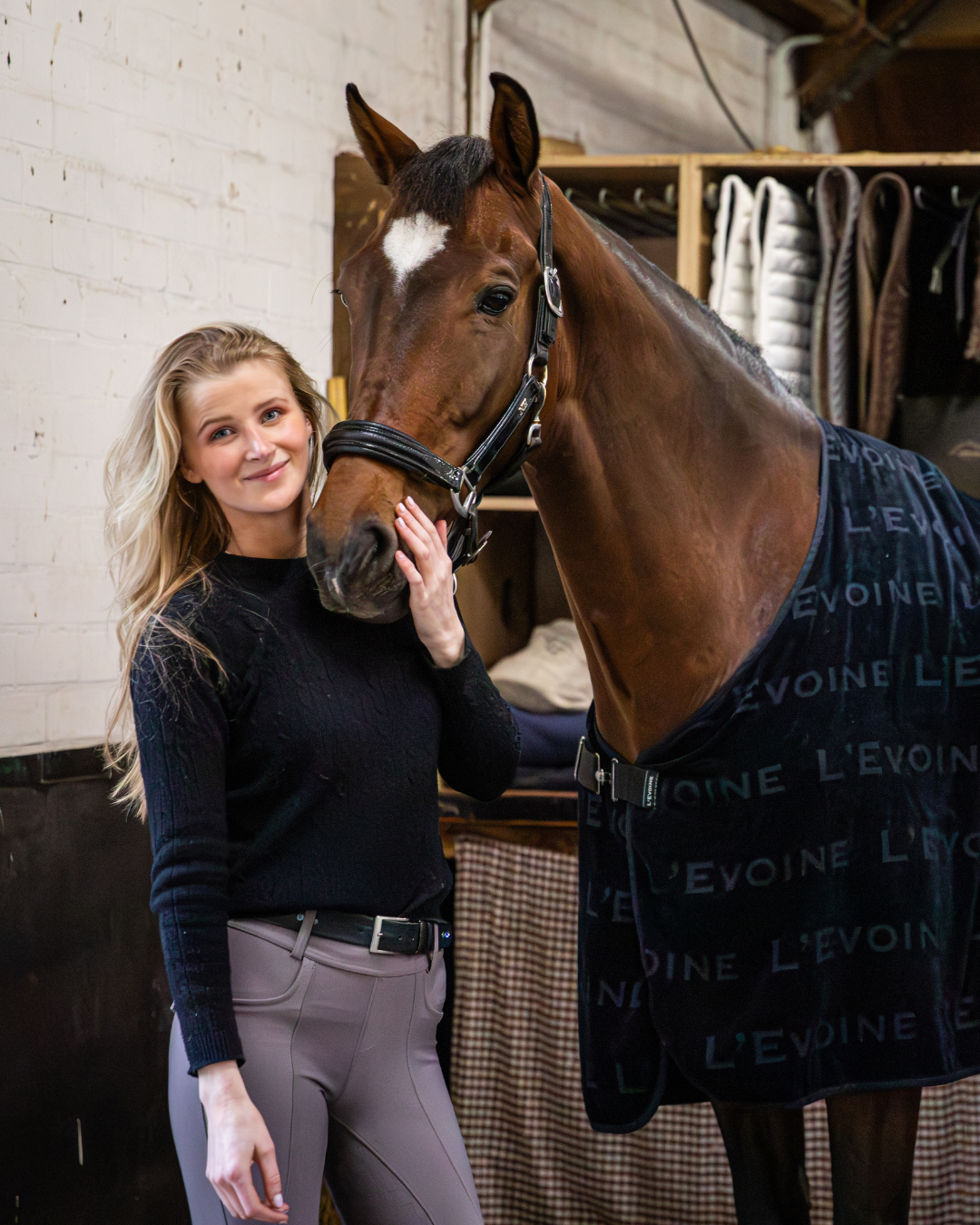 Abschwitzdecke Baumwolle Gris Perle