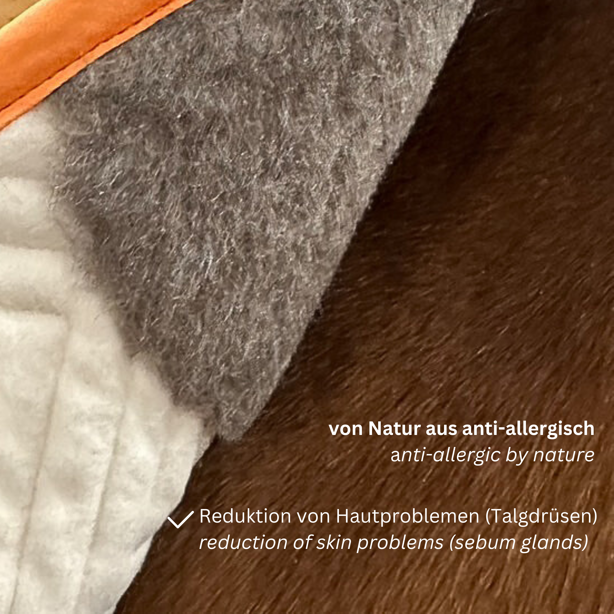 skin friendly saddle pad