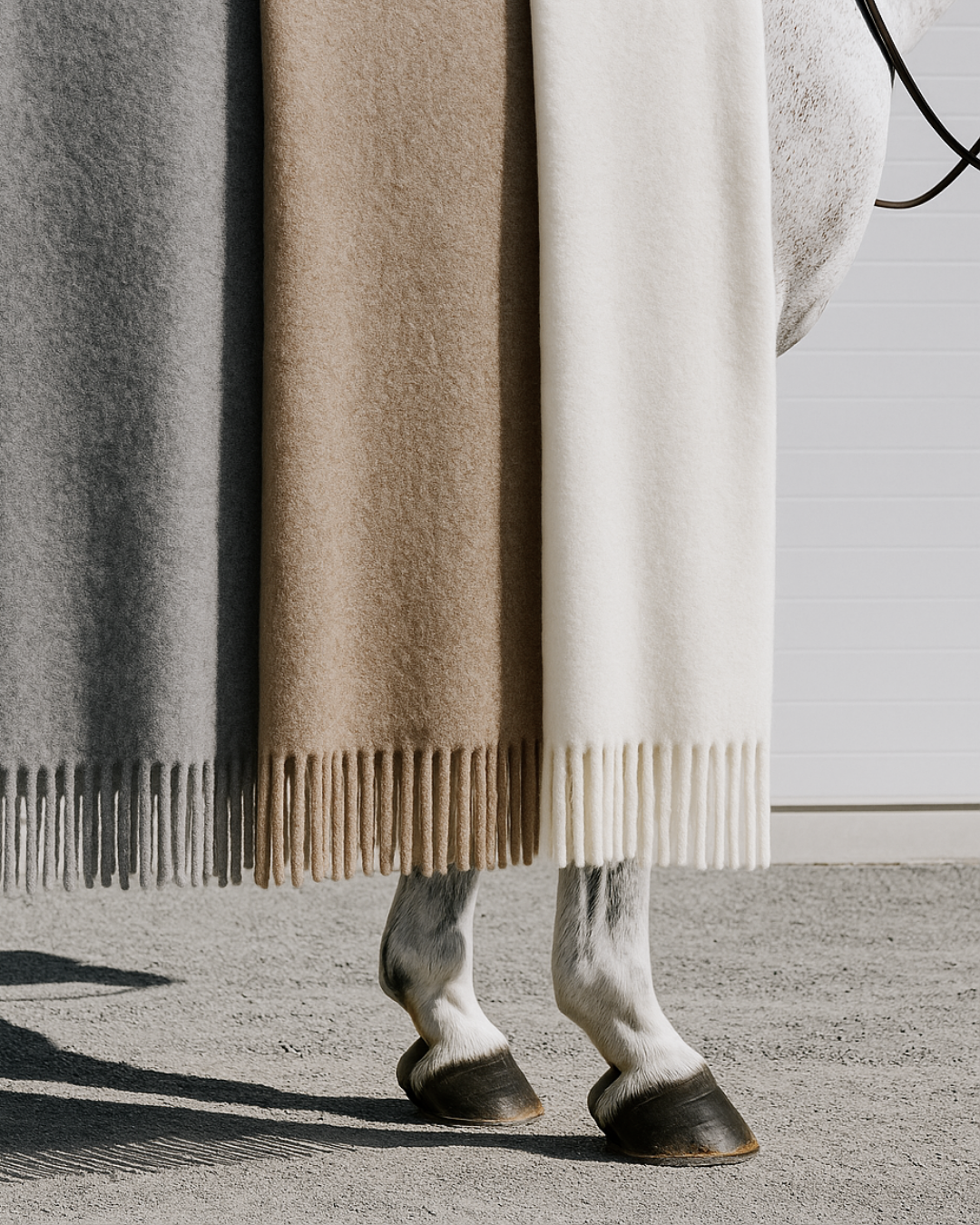 Kuscheldecke aus Alpaka – Bouclé | L'Evoine