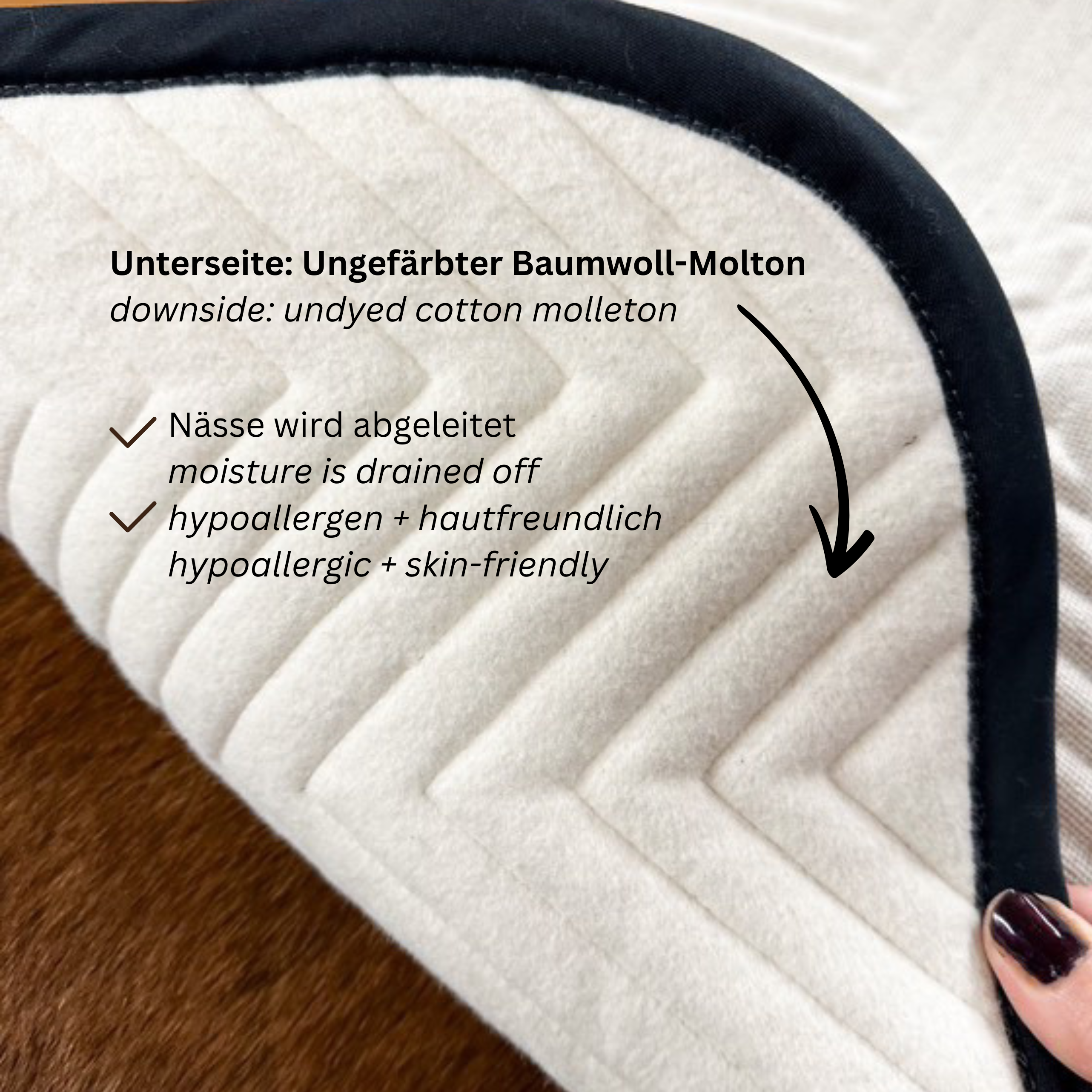 saddle pad cotton